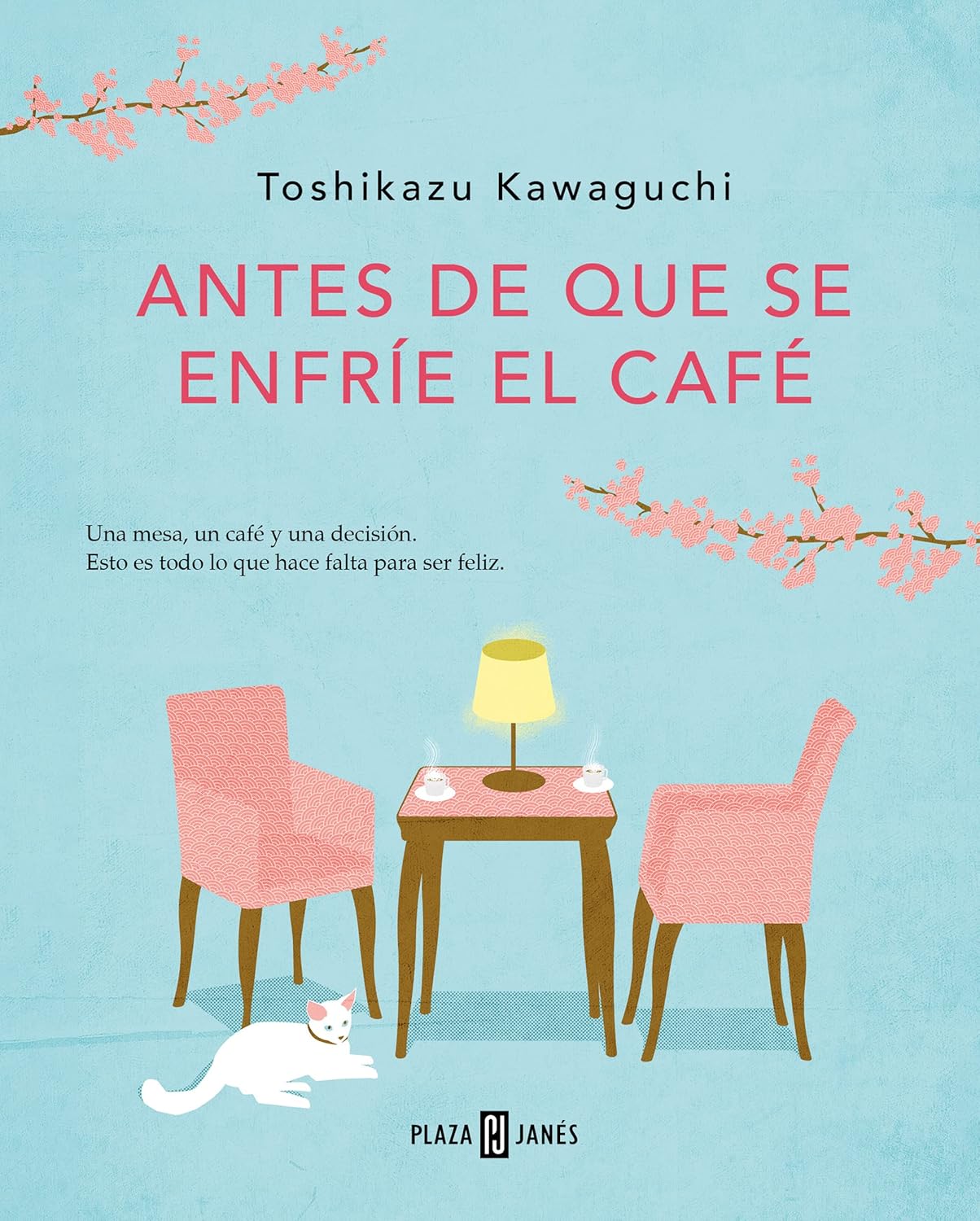 Portada de Antes de que se enfríe el café, novela de Toshikazu Kawaguchi