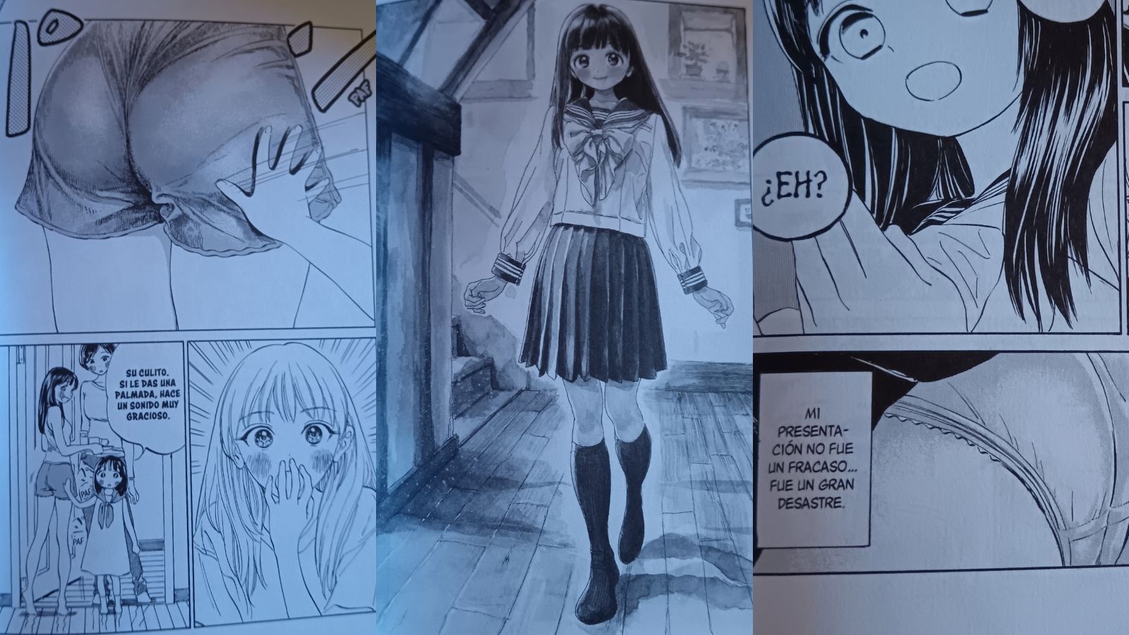 Escenas del manga Akebi's sailor uniform